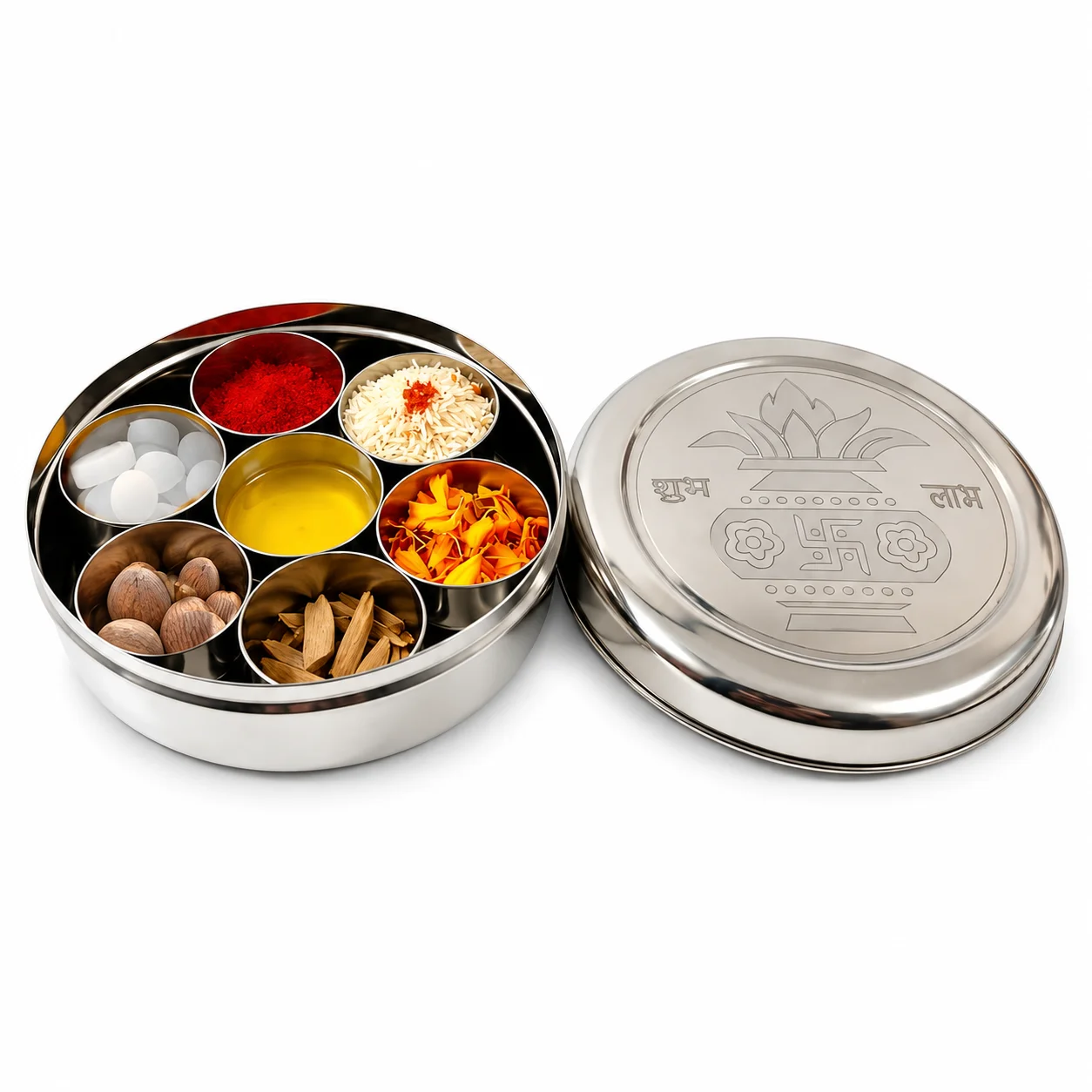Stainless Steel Pooja Box